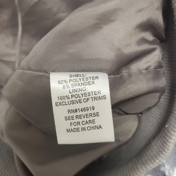 Cloud Chaser gray crushed velvet jacket - Picture 8 of 8